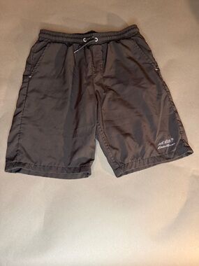 Eddie Bauer Boys Black Ripstop Hybrid Adventure Shorts Size M (10/12)
